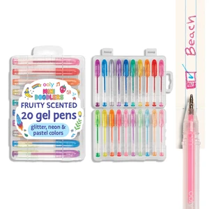 Scented Mini Doodlers Gel Pens, Set of 20 Ages 3+, Glitter, Neon, and Pastel Scented Mini Pens for Kids and Adults, Fun Art and Stationery Supplies, Great Gift Idea Scented Mini Doodlers Gel Pens, Set of 20 Ages 3+, Glitter, Neon, and Pastel Scented Mini Pens for Kids and Adults, Fun Art and Stationery Supplies, Great Gift Idea