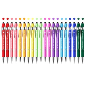 Christian Pens 2-in-1 Stylus Inspirational Bible Verse Pens Bulk Christian Gifts for Men Women Appreciation Gifts for Coworkers Smooth Writing Black Ink for Office School Supplies 20-Pack Christian Pens 2-in-1 Stylus Inspirational Bible Verse Pens Bulk Christian Gifts for Men Women Appreciation Gifts for Coworkers Smooth Writing Black Ink for Office School Supplies 20-Pack