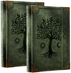 2 Pack PU Leather A5 Binder 6 Ring Refillable Journal Cover No Refill Paper A5 Planner Binder Loose Leaf Binder for Notebook 5.7x8.3 with Elastic Closure, Green Tree 2 Pack PU Leather A5 Binder 6 Ring Refillable Journal Cover No Refill Paper A5 Planner Binder Loose Leaf Binder for Notebook 5.7x8.3 with Elastic Closure, Green Tree