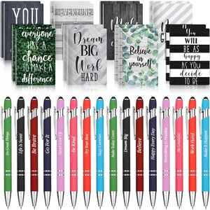 32 Pcs Mini Notebooks with Pens Adults Party Favors, Classic Bulk Inspirational Journals with Motivational Pens, Bingo Prizes Gifts for Women Men Coworker Teacher Student Rewards Office 32 Pcs Mini Notebooks with Pens Adults Party Favors, Classic Bulk Inspirational Journals with Motivational Pens, Bingo Prizes Gifts for Women Men Coworker Teacher Student Rewards Office