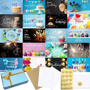160 Birthday Cards Bulk with Short Generic Message Inside, Bulk Birthday Cards with Envelopes 4 x 6 inches, 20 Unique Designs, for Family, Group,Office, Business,Work Cards in Box 160 Birthday Cards Bulk with Short Generic Message Inside, Bulk Birthday Cards with Envelopes 4 x 6 inches, 20 Unique Designs, for Family, Group,Office, Business,Work Cards in Box