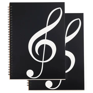 Blank Sheet Music Notebook, 160 Pages 2 Pack Composition staff paper with 10 staves for music clef manuscript notes Blank Sheet Music Notebook, 160 Pages 2 Pack Composition staff paper with 10 staves for music clef manuscript notes