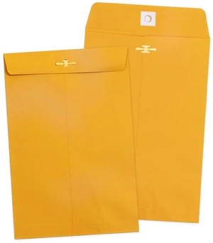 Yellow Manila Clasp Envelopes, 6x9, 100 Pack 100GSM Heavy Kraft Paper, For Business, Legal, Office Yellow Manila Clasp Envelopes, 6x9, 100 Pack 100GSM Heavy Kraft Paper, For Business, Legal, Office