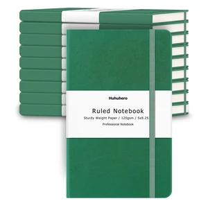10 Pack Lined Notebook Journals, College Ruled 5.25"×8.25", Green Hardcover A5 Small Notepads, 120gsm Thick Paper for Writing Journaling Note Taking, School Office Supply (10, Green) 10 Pack Lined Notebook Journals, College Ruled 5.25"×8.25", Green Hardcover A5 Small Notepads, 120gsm Thick Paper for Writing Journaling Note Taking, School Office Supply (10, Green)
