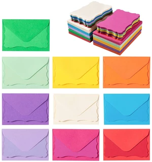 100 Pack Mini Envelopes with Blank Note Cards Multicolored 10 Colors 4 x 2.7 Inches Envelopes, Self-Adhesive, Small Business Card 100 Pack Mini Envelopes with Blank Note Cards Multicolored 10 Colors 4 x 2.7 Inches Envelopes, Self-Adhesive, Small Business Card