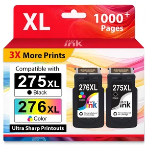 Starink Replacement for Canon 275 and 276 Ink Cartridges 275XL 276XL 2 Pack Replacement for Canon Printer Ink 275 276 High Yield for PIXMA TR3722 TR4720 TS3700 TS3522 TR4700 TR4722 TS3500 TS3720 Starink Replacement for Canon 275 and 276 Ink Cartridges 275XL 276XL 2 Pack Replacement for Canon Printer Ink 275 276 High Yield for PIXMA TR3722 TR4720 TS3700 TS3522 TR4700 TR4722 TS3500 TS3720