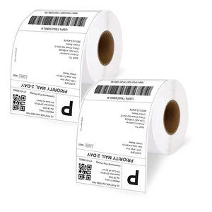 4" x 6" Direct Thermal Shipping Labels, 2 Rolls, 1000 Labels Self-adhesive 4" x 6" labels for Rollo, MUNBYN, JADENS, iDPRT, Zebra and compatible direct thermal printers 4" x 6" Direct Thermal Shipping Labels, 2 Rolls, 1000 Labels Self-adhesive 4" x 6" labels for Rollo, MUNBYN, JADENS, iDPRT, Zebra and compatible direct thermal printers