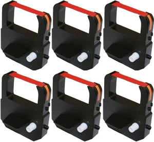 Replacement Ribbon for Lathem Electronic Time Clocks, Red Ink (6 Pack) Fits Lathem VIS6007 100E 700E 900E 1000E 1500E 1600E 5000EP 7000E 7500E LT5000, Acroprint 39-0121-002 M150MC4 ES700 ES900 Replacement Ribbon for Lathem Electronic Time Clocks, Red Ink (6 Pack) Fits Lathem VIS6007 100E 700E 900E 1000E 1500E 1600E 5000EP 7000E 7500E LT5000, Acroprint 39-0121-002 M150MC4 ES700 ES900