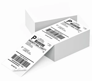 Genuine 4X6 Thermal Shipping Label 1000 Labels per Stack - 4x6 FanFold Thermal Labels Compatible with Shipping Label Printer, Strong Adhesive Shipping Labels, Commercial Grade Genuine 4X6 Thermal Shipping Label 1000 Labels per Stack - 4x6 FanFold Thermal Labels Compatible with Shipping Label Printer, Strong Adhesive Shipping Labels, Commercial Grade