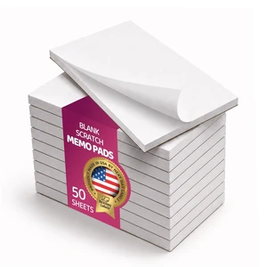 5.5 x 8.5 - Pads, Scratch Paper, 50 Sheets Per Pad, 10 Pads for Scratch Pad, White, Unlined Pads of Paper, Writing Notes, Do Lists, Servers, Waitress, Excellent Value, Made in USA 5.5 x 8.5 - Pads, Scratch Paper, 50 Sheets Per Pad, 10 Pads for Scratch Pad, White, Unlined Pads of Paper, Writing Notes, Do Lists, Servers, Waitress, Excellent Value, Made in USA