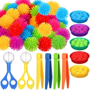 71 Pcs Sensory Bin Filler,Blue,Regular Hedge Balls Tweezers Clips Cups, Fine Skills Toys Set for Kids Counting Sorting, Sensory Bin Tools Preschool Learning 71 Pcs Sensory Bin Filler,Blue,Regular Hedge Balls Tweezers Clips Cups, Fine Skills Toys Set for Kids Counting Sorting, Sensory Bin Tools Preschool Learning