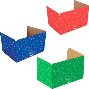 Standard Privacy Shields, Set of 12, Blue Red & Green in Matte, Enhance Focus & Create a Distraction-Free Learning Environment, Desk Dividers Perfect for the Classroom Standard Privacy Shields, Set of 12, Blue Red & Green in Matte, Enhance Focus & Create a Distraction-Free Learning Environment, Desk Dividers Perfect for the Classroom