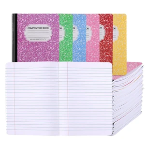 24 Pcs Composition Notebook Bulk for School, Wide Ruled Notebooks 9-3/4 x 7-1/2", 60 sheets/120 pages, Colorful Marble Notebooks for School Class Notes Homework Office 24 Pcs Composition Notebook Bulk for School, Wide Ruled Notebooks 9-3/4 x 7-1/2", 60 sheets/120 pages, Colorful Marble Notebooks for School Class Notes Homework Office