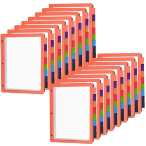 96Pcs/12 Set 8 Tab Dividers for 3 Ring Binder, Binder Dividers with Tabs Clear Color, Binder Dividers, Page Folder Dividers, Plastic, Tabbed File Dividers with Tabs, Three Ring Binder Index Dividers 96Pcs/12 Set 8 Tab Dividers for 3 Ring Binder, Binder Dividers with Tabs Clear Color, Binder Dividers, Page Folder Dividers, Plastic, Tabbed File Dividers with Tabs, Three Ring Binder Index Dividers