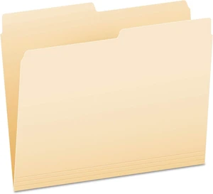 File Folders, Letter Size, Manila, 1/2 Cut, 100/BX (752 1/2), Letter (Pack of 5) File Folders, Letter Size, Manila, 1/2 Cut, 100/BX (752 1/2), Letter (Pack of 5)