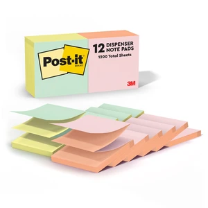 Pop-up Notes, 3 x 3 in, Assorted Alternating Colors, 12 Pads School Supplies, Office Products, Accordion Sticky Notes work with Pop-Up Note Dispenser Pop-up Notes, 3 x 3 in, Assorted Alternating Colors, 12 Pads School Supplies, Office Products, Accordion Sticky Notes work with Pop-Up Note Dispenser