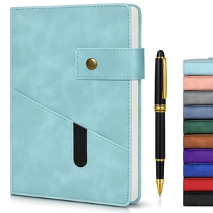A5 Lined Leather Journal, 5.9" x 8.4", Hardcover Notebook with Pen 200 Pages 100GSM Thick Ruled Paper, Daily Journal for Men, Women, Work, School, Travel, Business, Home Writing Journaling Set A5 Lined Leather Journal, 5.9" x 8.4", Hardcover Notebook with Pen 200 Pages 100GSM Thick Ruled Paper, Daily Journal for Men, Women, Work, School, Travel, Business, Home Writing Journaling Set