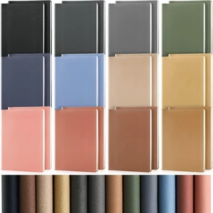 24 Pcs A5 PU Leather Notebooks for Back to School,Morandi Color Journals with 128 Lined Pages, Lay-flat Binding and Blank PU Covers for Laser Engraving, Office Supplies and School Gifts 24 Pcs A5 PU Leather Notebooks for Back to School,Morandi Color Journals with 128 Lined Pages, Lay-flat Binding and Blank PU Covers for Laser Engraving, Office Supplies and School Gifts