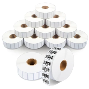 1" X 0.5" Direct Thermal Labels (28800 Count, 12 Rolls) - Barcode Stickers FNSKU Labels, Small Item Identification - Compatible With Zebra Printers, NOT Rollo Compatible 1" X 0.5" Direct Thermal Labels (28800 Count, 12 Rolls) - Barcode Stickers FNSKU Labels, Small Item Identification - Compatible With Zebra Printers, NOT Rollo Compatible