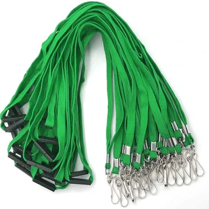 Lanyards Safety Black Lanyards Neck Flat Premium Breakaway Badge Lanyard with J-Hook for ID Nametag Badge Holder (Green, 50 PCS) Lanyards Safety Black Lanyards Neck Flat Premium Breakaway Badge Lanyard with J-Hook for ID Nametag Badge Holder (Green, 50 PCS)