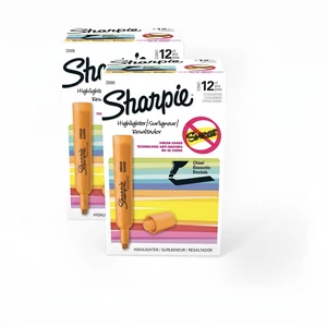 Tank Style Highlighters, Chisel Tip, Fluorescent Orange, Box of 12 (Pack of 2) Tank Style Highlighters, Chisel Tip, Fluorescent Orange, Box of 12 (Pack of 2)