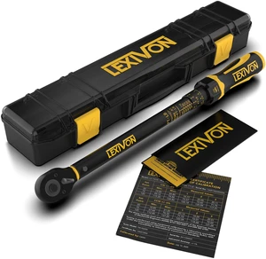 Torque Wrench, 3/8-Inch Drive, Dual Scale 20-120 FT-LB (27.1-162.7 N·m), Premium Rubber-Grip Handle, Deluxe Hybrid Case (LX-TW38) Torque Wrench, 3/8-Inch Drive, Dual Scale 20-120 FT-LB (27.1-162.7 N·m), Premium Rubber-Grip Handle, Deluxe Hybrid Case (LX-TW38)
