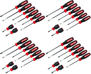 Screwdriver Set,Bi-Material,8 Piece Set (CMHT65075N),(Pack of 4) Screwdriver Set,Bi-Material,8 Piece Set (CMHT65075N),(Pack of 4)