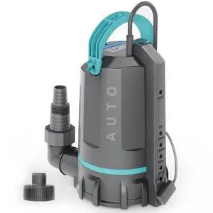 1/2 HP Automatic Sump Pump 3159 GPH Submersible Water Pump Thermoplastic Utility Pump High Flow Water Removal for Swimming Pool Garden Pond Basement Wells with 10ft Long Power Cord 1/2 HP Automatic Sump Pump 3159 GPH Submersible Water Pump Thermoplastic Utility Pump High Flow Water Removal for Swimming Pool Garden Pond Basement Wells with 10ft Long Power Cord