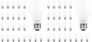 Sylvania ECO LED A19 Light Bulb, 60W Equivalent, Efficient 9W, 7 Year, 750 Lumens, Non-Dimmable, Frosted, 5000K Daylight - 24 Count (40987) (Pack of 2) Sylvania ECO LED A19 Light Bulb, 60W Equivalent, Efficient 9W, 7 Year, 750 Lumens, Non-Dimmable, Frosted, 5000K Daylight - 24 Count (40987) (Pack of 2)