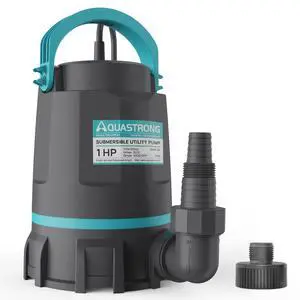 1 HP Sump Pump 4500 GPH Submersible Water Pump for Water Removal Thermoplastic Utility Pump High Flow Water Removal for Swimming Pool Garden Pond Basement Wells with 10ft Long Power Cord 1 HP Sump Pump 4500 GPH Submersible Water Pump for Water Removal Thermoplastic Utility Pump High Flow Water Removal for Swimming Pool Garden Pond Basement Wells with 10ft Long Power Cord