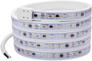 72 in. Hardwired LED Under Cabinet Strip Light, 2760 Lumens, 3000K Warm White, Kitchen and Living Room 120V White Cove Lighting, No Power Supply Needed 72 in. Hardwired LED Under Cabinet Strip Light, 2760 Lumens, 3000K Warm White, Kitchen and Living Room 120V White Cove Lighting, No Power Supply Needed