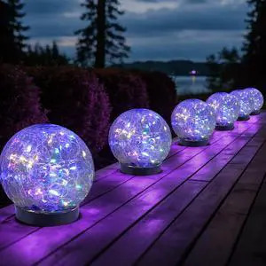 Solar Globe Lights Outdoor Waterproof-Solar Balls for Garden Cracked Glass Ball Lights Outdoor-Solar Orbs for Outside-Decorations for Patio and Yard Lawn Backyard Decor Solar Globe Lights Outdoor Waterproof-Solar Balls for Garden Cracked Glass Ball Lights Outdoor-Solar Orbs for Outside-Decorations for Patio and Yard Lawn Backyard Decor