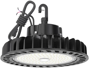 UFO Led High Bay Light 150W 21,750lm 5000K 1-10V Dimmable High Bay Led Lights UL Listed US Hook 5' Cable Led High Bay Lights Alternative to 650W MH/HPS for Gym Factory Warehouse UFO Led High Bay Light 150W 21,750lm 5000K 1-10V Dimmable High Bay Led Lights UL Listed US Hook 5' Cable Led High Bay Lights Alternative to 650W MH/HPS for Gym Factory Warehouse