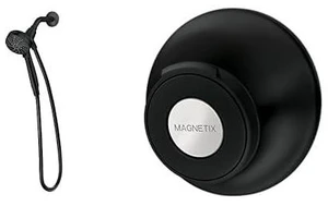 26100EPBL Engage Magnetix 3.5-Inch Six-Function Eco-Performance Handheld Showerhead, with 186117BL Magnetix Remote Dock, Matte Black 26100EPBL Engage Magnetix 3.5-Inch Six-Function Eco-Performance Handheld Showerhead, with 186117BL Magnetix Remote Dock, Matte Black
