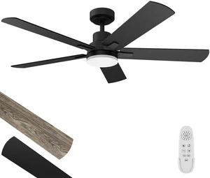 Ceiling Fan With Light 52-Inch, Remote Control Reversible DC Motors, 3CCT Dimmable Timer Noiseless, Nickel Ceiling Fan for Bedroom Living Room, Indoor&Outdoor ETL Listed Ceiling Fan With Light 52-Inch, Remote Control Reversible DC Motors, 3CCT Dimmable Timer Noiseless, Nickel Ceiling Fan for Bedroom Living Room, Indoor&Outdoor ETL Listed