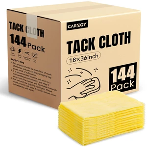 144Pcs Tack Cloth for Removing Dust from Woodworking, 18 x 36 Inches Dust Cloths,Sanding Particles, Clean & Polish, Ideal for Woodworking & Painting,Wax and Silicone Free 144Pcs Tack Cloth for Removing Dust from Woodworking, 18 x 36 Inches Dust Cloths,Sanding Particles, Clean & Polish, Ideal for Woodworking & Painting,Wax and Silicone Free