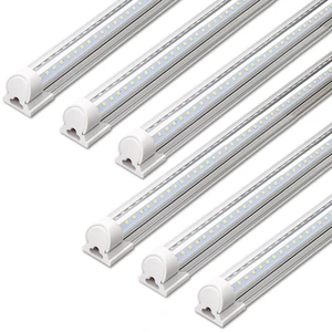 T8 LED Shop Lights 4FT, 40W 5500LM 5000K, 6 Pack, High Output Tube T8 LED Shop Lights 4FT, 40W 5500LM 5000K, 6 Pack, High Output Tube