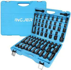 1/2" Impact Socket Set,70PCS SAE/Metric, 1-1/4"/10-24mm, CR-MO Alloy Steel 6 Point Cr-MO Alloy Steel for Auto Repair, Easy-to-Read Size Markings, Rugged Construction, Storage Case 1/2" Impact Socket Set,70PCS SAE/Metric, 1-1/4"/10-24mm, CR-MO Alloy Steel 6 Point Cr-MO Alloy Steel for Auto Repair, Easy-to-Read Size Markings, Rugged Construction, Storage Case