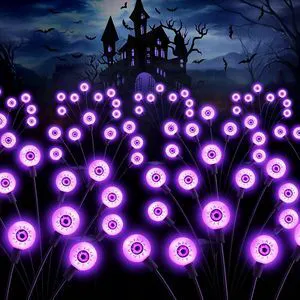 Halloween Decorations Outdoor Solar Scary Eyeball Light,10Pack 80LEDs Halloween Lights, Halloween Decor, Green Eyeball Swaying Lights, Solar Path Lights Waterproof for Garden/Patio/Party Decor Halloween Decorations Outdoor Solar Scary Eyeball Light,10Pack 80LEDs Halloween Lights, Halloween Decor, Green Eyeball Swaying Lights, Solar Path Lights Waterproof for Garden/Patio/Party Decor