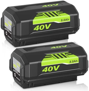 2-Pack 8000mAh Ultra High Capacity Replacement for Ryobi 40 Volt Battery Compatible with Ryobi 40V Battery OP4075A OP40401 OP4026 OP40261 OP4050 OP40601 OP4030 Cordless Power Tool 2-Pack 8000mAh Ultra High Capacity Replacement for Ryobi 40 Volt Battery Compatible with Ryobi 40V Battery OP4075A OP40401 OP4026 OP40261 OP4050 OP40601 OP4030 Cordless Power Tool