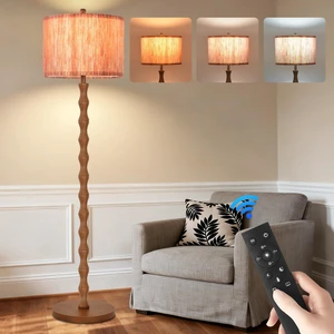 Wood Floor Lamps for Living Room Boho Farmhouse Floor Lamp with Remote Control,Dimmable Vintage Floor Lamp Mid Century Modern Standing Lamp with 3 Color Temperature Tall Floor Lamps For Bedroom Corner Wood Floor Lamps for Living Room Boho Farmhouse Floor Lamp with Remote Control,Dimmable Vintage Floor Lamp Mid Century Modern Standing Lamp with 3 Color Temperature Tall Floor Lamps For Bedroom Corner