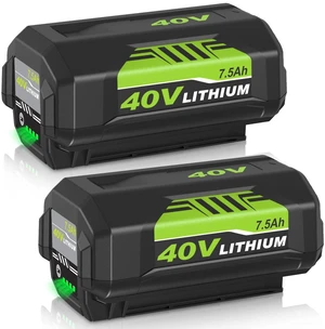 2-Pack 7500mAh Ultra High Capacity Replacement for Ryobi 40 Volt Battery Compatible with Ryobi 40V Battery OP4075A OP40401 OP4026 OP40261 OP4050 OP40601 OP4030 Cordless Power Tool 2-Pack 7500mAh Ultra High Capacity Replacement for Ryobi 40 Volt Battery Compatible with Ryobi 40V Battery OP4075A OP40401 OP4026 OP40261 OP4050 OP40601 OP4030 Cordless Power Tool