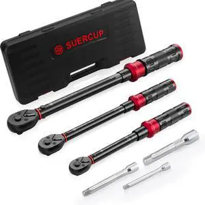 1/4" 3/8" 1/2" Torque Wrench - 20-240In.Lb, 5-45Ft.Lb, 10-170Ft.Lb 1/4" 3/8" 1/2" Torque Wrench - 20-240In.Lb, 5-45Ft.Lb, 10-170Ft.Lb