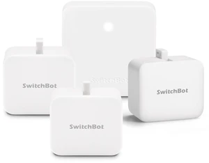 Smart Switch Button Pusher (Bluetooth) Fingerbot for Rocker Switch/One-Way Buttons, App Timer Control, No Wiring, Hub Included for Voice/Remote, White Smart Switch Button Pusher (Bluetooth) Fingerbot for Rocker Switch/One-Way Buttons, App Timer Control, No Wiring, Hub Included for Voice/Remote, White
