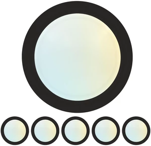 6 Inch LED Disk Lights, 12.5W, 1000LM, 120V, Black (6 Pack) Dimmable Flush Mount Ceiling Light, 5CCT Selectable 2700K 3000K 3500K 4000K 5000K, Damp Rated, CRI 90, 50,000 Hours, ETL 6 Inch LED Disk Lights, 12.5W, 1000LM, 120V, Black (6 Pack) Dimmable Flush Mount Ceiling Light, 5CCT Selectable 2700K 3000K 3500K 4000K 5000K, Damp Rated, CRI 90, 50,000 Hours, ETL