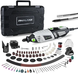180W Rotary Tool Kit, 1.5-Amp 6 Variable Speed with Flex Shaft, 8000-35000RPM Rotary Multi-Tool& 213pcs Accessories Kit, Power Multiuse Set Prefect for Crafting Projects and DIY Creations 180W Rotary Tool Kit, 1.5-Amp 6 Variable Speed with Flex Shaft, 8000-35000RPM Rotary Multi-Tool& 213pcs Accessories Kit, Power Multiuse Set Prefect for Crafting Projects and DIY Creations