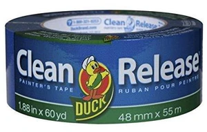 Clean Release Blue Painter's Tape, 2-Inch (1.88-Inch x 60-Yard), Single Roll, 240195 (Pack of 12) Clean Release Blue Painter's Tape, 2-Inch (1.88-Inch x 60-Yard), Single Roll, 240195 (Pack of 12)