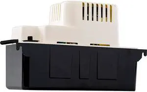 VCMA-20ULS 115 Volt, 80 GPH, 1/30 HP Automatic Condensate Removal Pump for HVAC/Refrigeration Systems/Dehumidifiers with Overflow Detection Switch and 6-Foot Cord, White/Black, 554425 VCMA-20ULS 115 Volt, 80 GPH, 1/30 HP Automatic Condensate Removal Pump for HVAC/Refrigeration Systems/Dehumidifiers with Overflow Detection Switch and 6-Foot Cord, White/Black, 554425