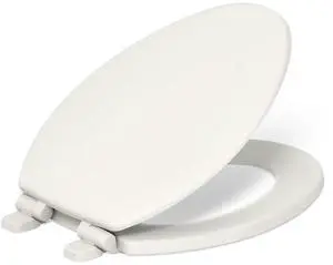Stonewood Quiet-Close, Elongated Toilet Seat Soft Close, Durable Wood, Easy Installation, Universal Fit, Home Essentials, Biscuit Finish, K-20466-96 Stonewood Quiet-Close, Elongated Toilet Seat Soft Close, Durable Wood, Easy Installation, Universal Fit, Home Essentials, Biscuit Finish, K-20466-96