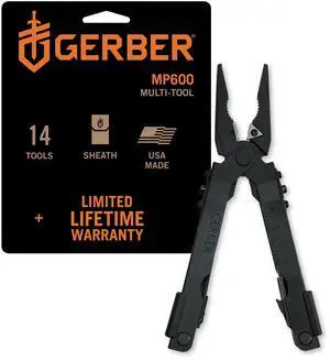 Gear 07550G1N Needle Nose Pliers Multitool 600 Multi-Plier, Black Gear 07550G1N Needle Nose Pliers Multitool 600 Multi-Plier, Black